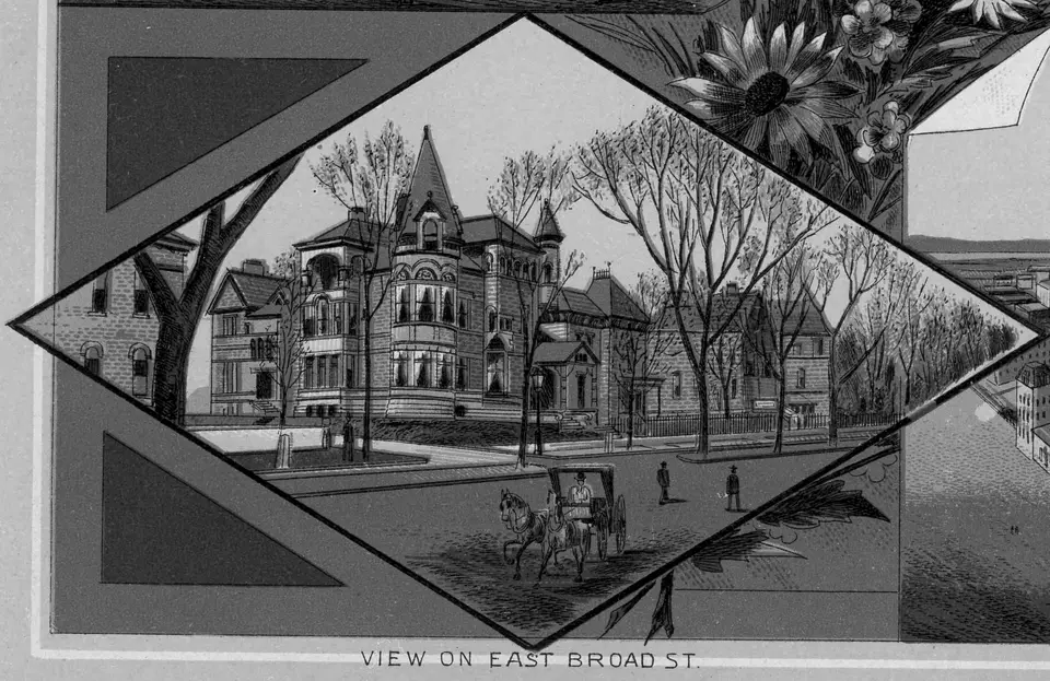 The Firestone Mansion, 580 East Broad, 1893 (archival photograph)